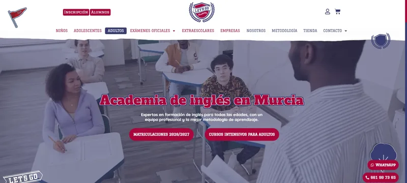 Web de Let's Go Academy