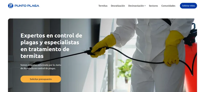 Web de Punto Plaga