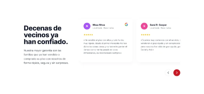 Detalle: pruebas de confianza