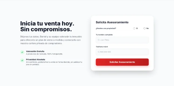 Detalle: formulario / llamada